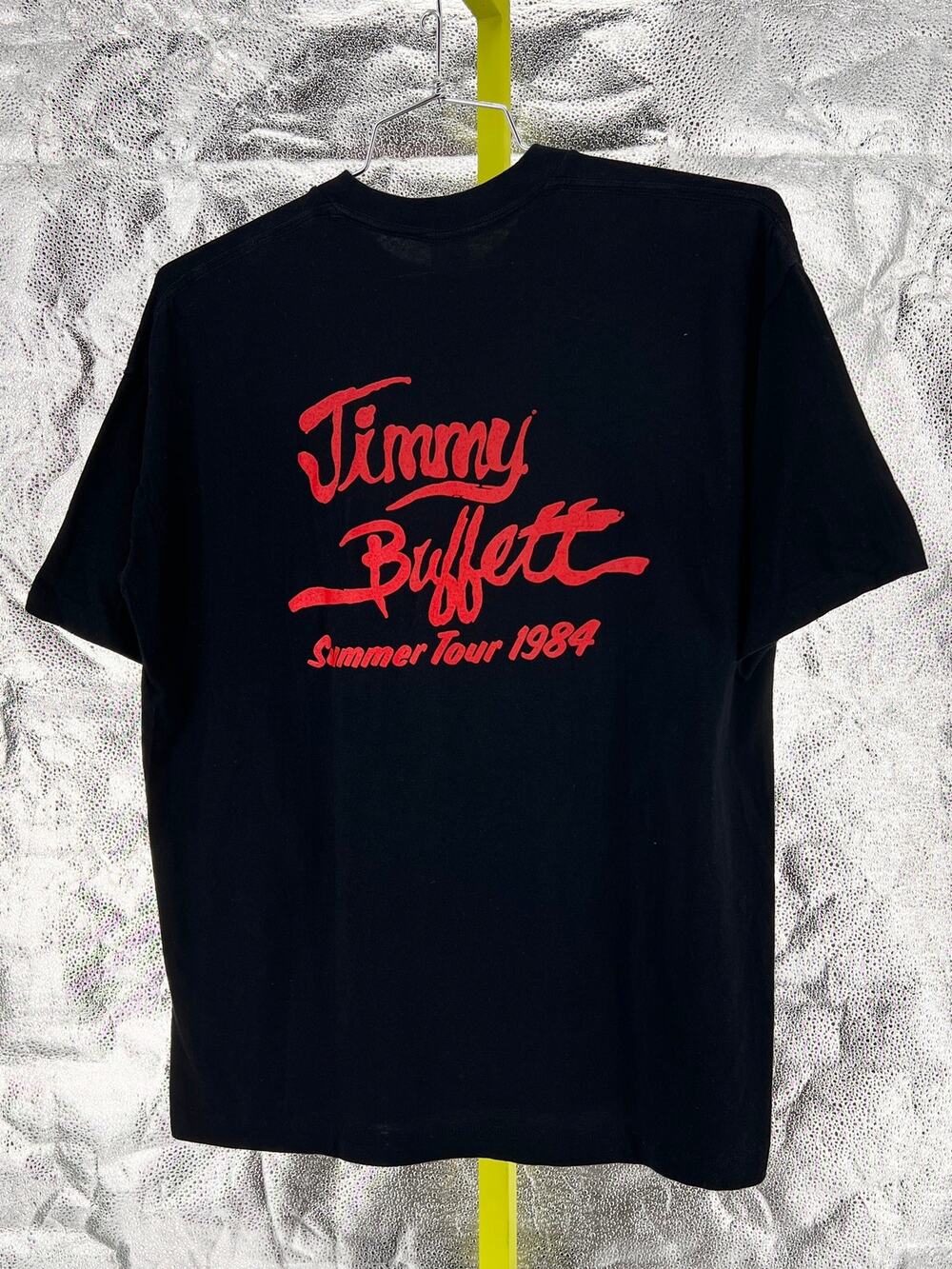 Jimmy Buffett Vintage 1984 Summer Tour Tshirt Black Double Sided XL
